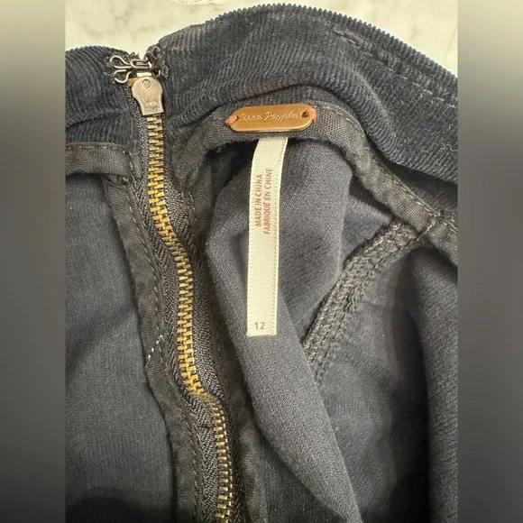 EUC Free People Modern Femme Corduroy Mini Skirt | High Rise Casual Mini - Picture 4 of 4